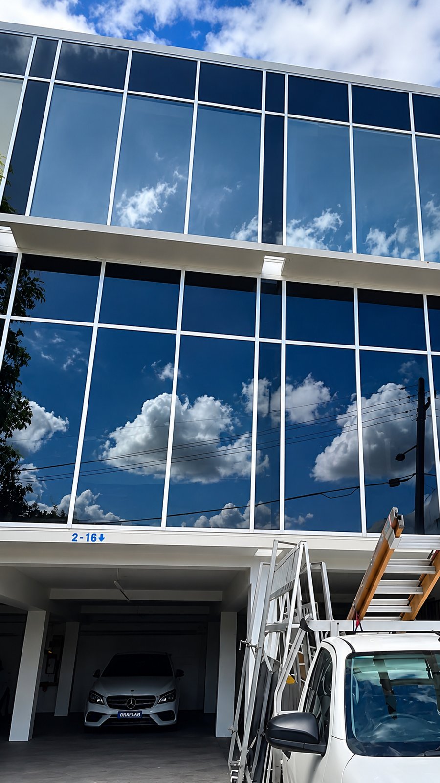 Tinted commercial window glass replacement - Silverwater - Glass Replacement, Fusion Glass